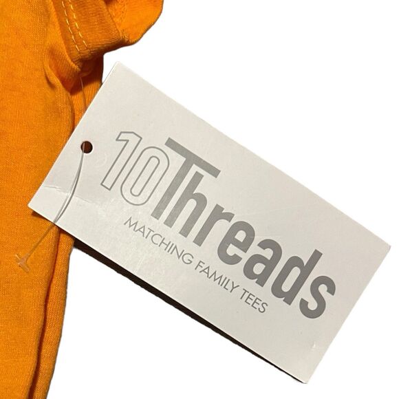 10 Threads Halloween Orange Jack-o-Lantern One Piece Shirt / Top Size 0-3 Months - Picture 4 of 7